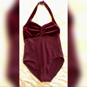 Vintage Velvet Bodysuit